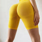 Women Seamless Workout Leggings High Waist Push Up Leggings Ladies Sexy Gym Legging Fashion Black Sports Leggings Alpha C Apparel Short Yellow / S