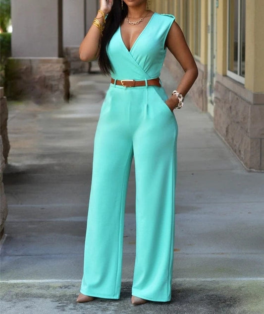 Sleeveless Bodycon Jumpsuit for Women - Party Streetwear Outfit Alpha C Apparel