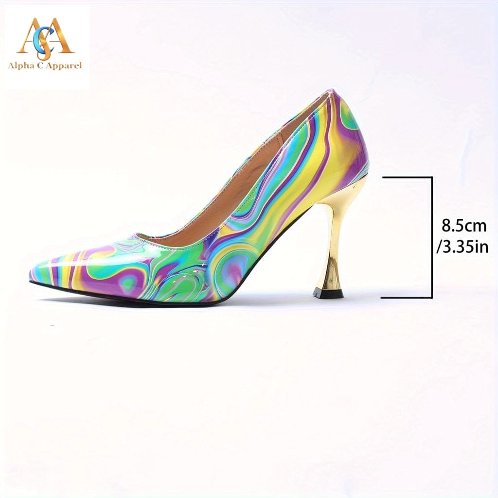 Step Up Your Style with Alpha C's Chic Colorful Stiletto Heels - Perfect for Any Occasion! Alpha C Apparel