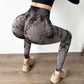 Tie Dye folding non slip butt lifting high waist workout pants women clothes seamless fitness sports yoga leggings Alpha C Apparel