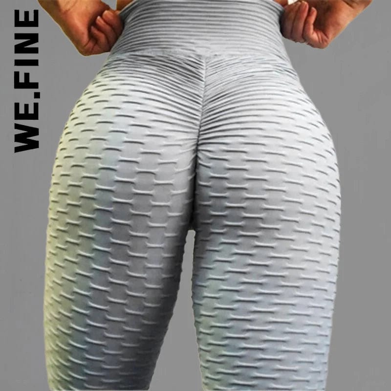 We.Fine Women Leggings Fashion High Waist Gym Tights Women's Leggings Seamless Bubble Female Clothing Sporty Leggings Woman Alpha C Apparel