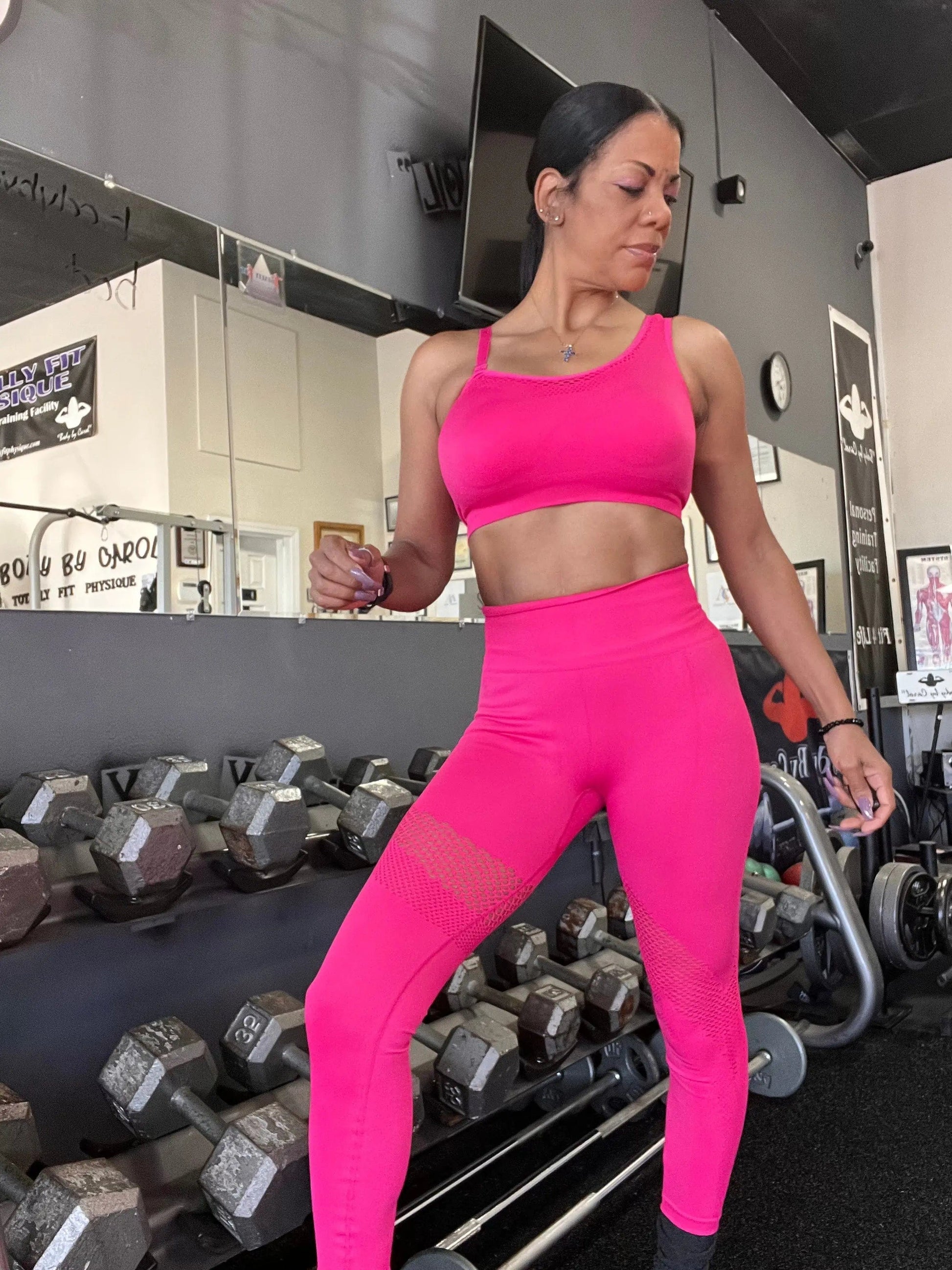 Women 2 Piece Seamless. Gym Fitness Yoga Set Alpha C Apparel