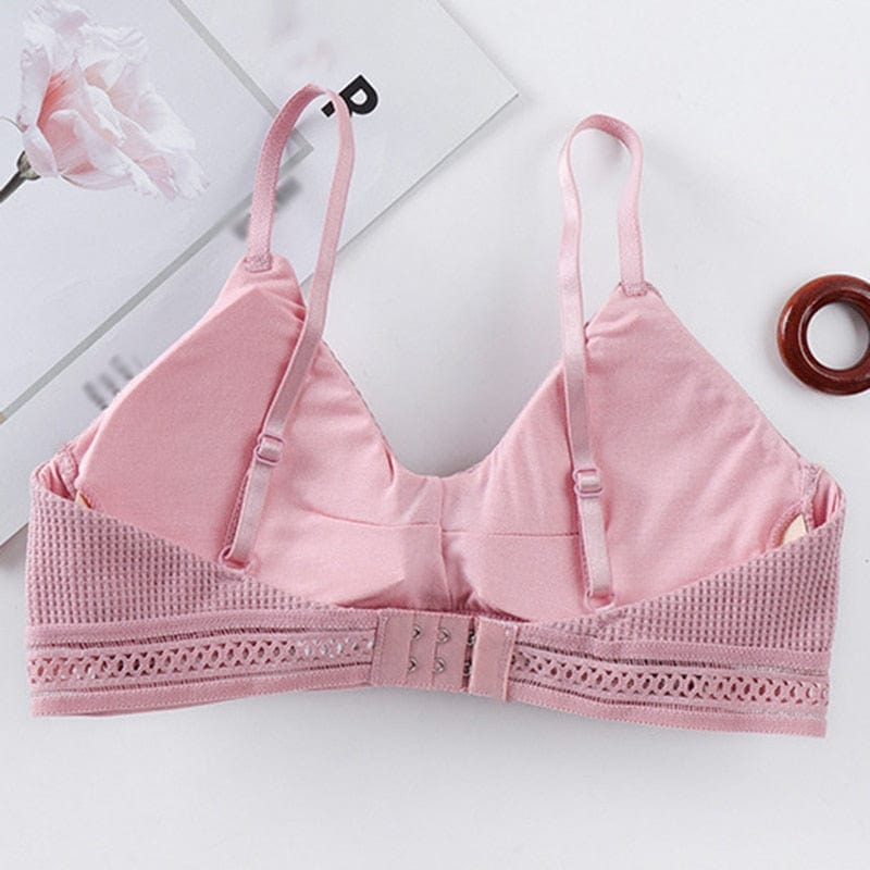 Women Adjustable Shoulder Strap Bras Gather Comfortable Bra Push Up Underwear Soft Breathable Bralette New Alpha C Apparel