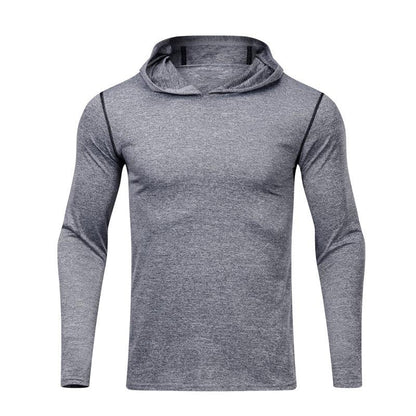 Men Outdoor Hoodies Sportswear Gym Sweatshirt Alpha C Apparel XXL / Light grey