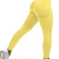 Women Seamless Workout Leggings High Waist Push Up Leggings Ladies Sexy Gym Legging Fashion Black Sports Leggings Alpha C Apparel Yellow / S