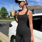 YIOIOIO Women Workout Seamless Jumpsuit Yoga Ribbed Bodycon One Piece Square Neck Leggings Romper. Back to results Amazon