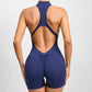Seamless Women Yoga Backless Jumpsuit Workout Bodysuit Sleeveless Gym Bodycon Sportswear Fitness Yoga Suit One Piece Outfit Amazon