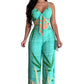 SEXY SUMMER TWO PIECE PANT SET By Claude MINT / S