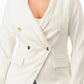 Double Breasted Blazer Jacket CCWHOLESALECLOTHING