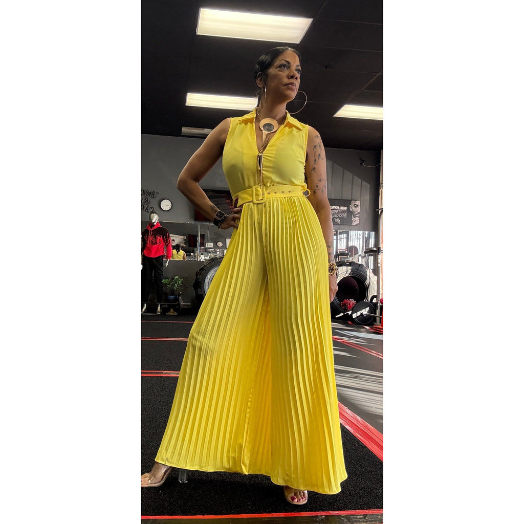 Alpha C Women Wide Leg One Piece Jumpsuit