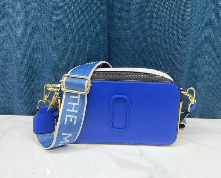 Designer Fashion bag Handbag Famous totes Marc Snapshot Camera Small Crossbody purse Women Shoulder Bags Messenger cross body R2307021 Other Bags Dhgate photo-blue