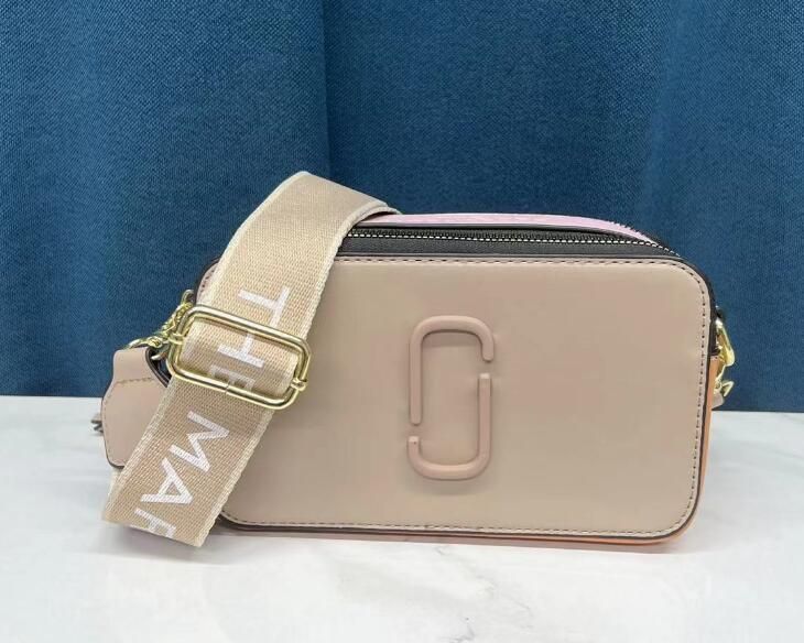 Designer Fashion bag Handbag Famous totes Marc Snapshot Camera Small Crossbody purse Women Shoulder Bags Messenger cross body R2307021 Other Bags Dhgate photo-Khaki