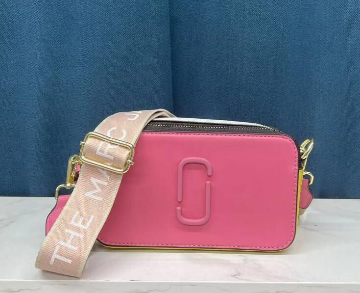 Designer Fashion bag Handbag Famous totes Marc Snapshot Camera Small Crossbody purse Women Shoulder Bags Messenger cross body R2307021 Other Bags Dhgate photo-rose red