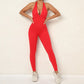 Yoga Outfits Pad Halter Sleeveless Backless Sporty Jumpsuit Woman Sportwear Yoga Set Gym Workout Yoga Outfits Dhgate