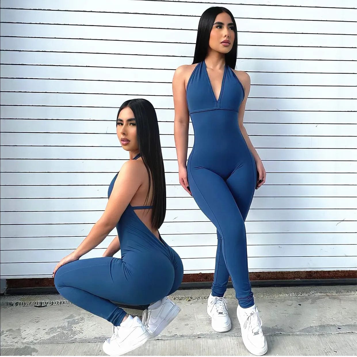 Yoga Outfits Pad Halter Sleeveless Backless Sporty Jumpsuit Woman Sportwear Yoga Set Gym Workout Yoga Outfits Dhgate