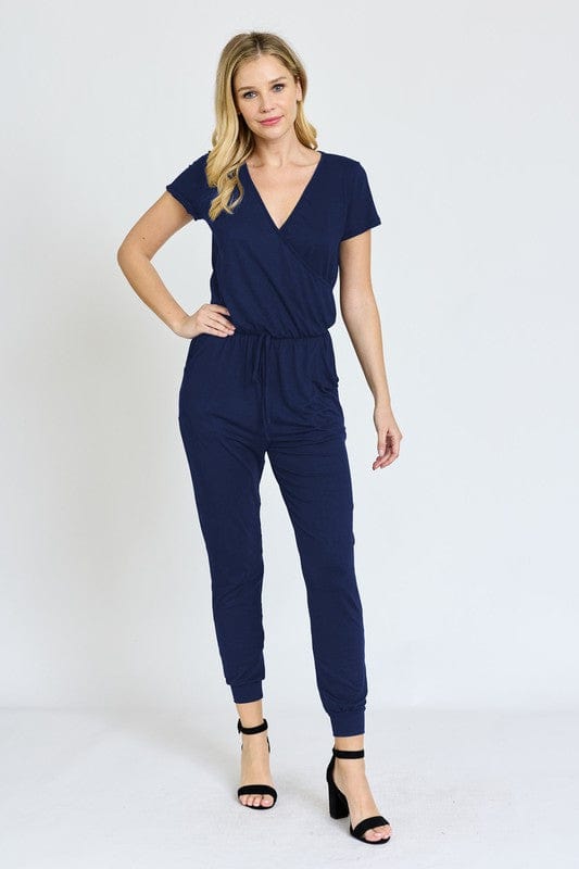 Short Sleeve Jogger Jumpsuit Casual EG fashion