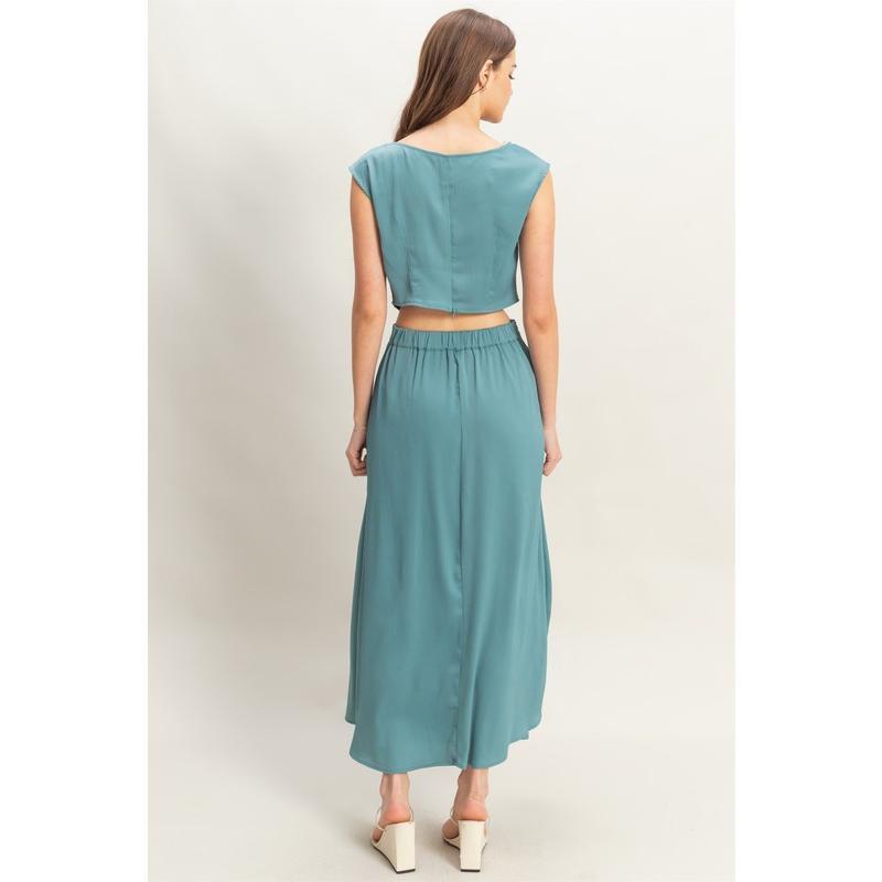 HYFVE Sleeveless Top and Maxi Skirt Set