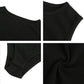 Rapwriter Sexy Skinny One Piece Black Bodysuits Women Tops 2019 Summer O Neck Sleeveless Bodycon Sheer Open Crotch Body mujer FreeDropship