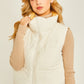 Woven Solid Reversible Vest Love Tree IVORY / S