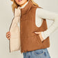 Woven Solid Reversible Vest Love Tree