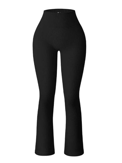 New Autumn And Winter Waist Casual Flare Sweat Pants Women Sexy Fitness Yoga Pants Shop1103057976 Store Black / S