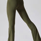 Slim Fit High Waist Long Sports Pants Active Wear Trendsi Army Green / S