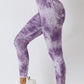 High Waist Tie-Dye Long Sports Pants Active Wear Trendsi Lavender / S