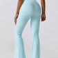 Flare Leg Active Pants with Pockets Activewear Trendsi