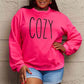 Simply Love Full Size COZY Graphic Sweatshirt Trendsi Hot Pink / S