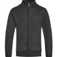 Weiv Mens Solid Full Zip Sweater Active Wear WEIV CHARCOAL / S