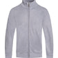 Weiv Mens Solid Full Zip Sweater Active Wear WEIV Heather Grey / S