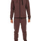 Weiv Mens Dynamic Active Tracksuit Suit WEIV brown / S