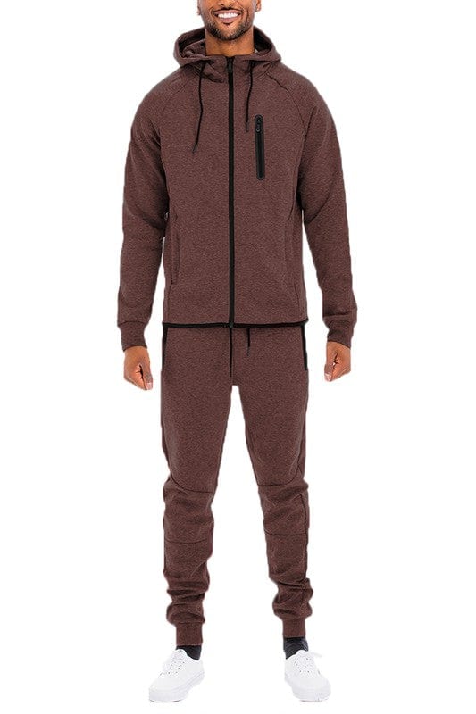 Weiv Mens Dynamic Active Tracksuit Suit WEIV brown / S