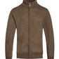 Weiv Mens Solid Full Zip Sweater WEIV BROWN / S