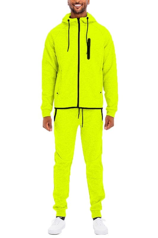 Weiv Mens Dynamic Active Tracksuit Suit WEIV LIME / S