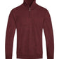 Weiv Mens Knit Quarter Zip Sweater WEIV MAROON / S