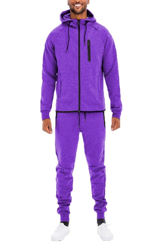 Weiv Mens Dynamic Active Tracksuit Suit WEIV purple / S