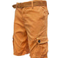 Weiv Mens Belted Cargo Shorts with Belt WEIV