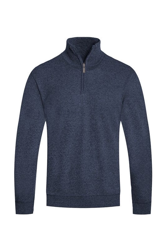 Weiv Mens Knit Quarter Zip Sweater WEIV