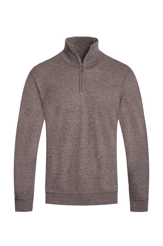 Weiv Mens Knit Quarter Zip Sweater WEIV